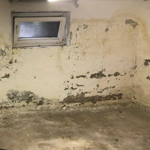 Ein Vorherbild eines Kellers in Hamburg